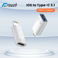 Crouch USB C To Lightning Adapter For IOS To Type C Converter For iphone Fast Charging Data Transfer Headphones OTG Connector