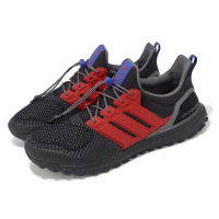 【adidas 愛迪達】慢跑鞋 Ultraboost 1.0 ATR 男鞋 黑 紅 Boost 緩震 輪胎大底 襪套 愛迪達(ID9641)