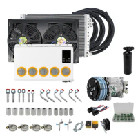 RV65F 12V/24V automobile air conditioner 508 compressor kit, for hook truck forklift van van AC accessories