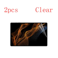 Clear Tablet LCD Screen Protector For Samsung Galaxy Tab S8 Ultra 2pcs in 1 package