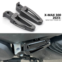 New Motorcycle Accessories Footrest Footpegs Foot Pegs Rest Pedal For YAMAHA XMAX300 XMAX 300 X-MAX300 X-Max 300 2023 2024