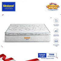 Uniland Springbed Scania Pillowtop - Hanya Kasur Spring Bed 120 x 200 Grey