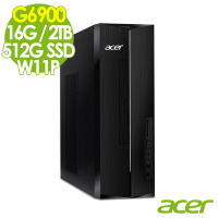 Acer 宏碁 Aspire XC-1760 薄型電腦 (G6900/16G/2TB+512G SSD/W11P)