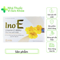 [Chính Hãng] INO E - Viên uống bổ sung Vitamin E và Dầu hoa anh thảo Evening Primrose Oil (Hộp 30 vi