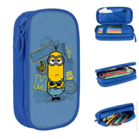 Minions Kevin Travel Pencil Case Pen Bags Student Big Capacity School Supplies Gifts Pencilcases