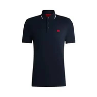 [12.12 Dealcember] Hugo Boss Deresino232 Logo Label Polo Shirt Midnight Blue XL Blue