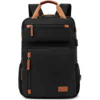 2024 New Casual Business Computer Backpack 15 Inch Laptop Backpack Waterproof Oxford Cloth Anti-theft Travel Backpack