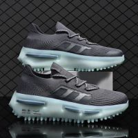 Men's Mesh Golf Shoes New Outdoor Sports Sneakers Athletics Golfing Shoes Spikeless Golf Sports Shoes for Men Male Golf Footwear