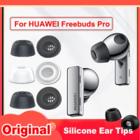 Original Silicone Replacement Earbud Tips For Huawei FreeBuds Pro Ear Tips Pads Anti Slip Earplug Accessories Small Medium Large