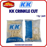KK Kentang Goreng Shoestring / Crinkle Cut 1kg Crinkle