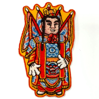【A-ONE 匯旺】台灣電音三太子 台客愛國 地標背膠刺繡布章 貼布 布標 燙貼 徽章 肩章 識別(NO.284)