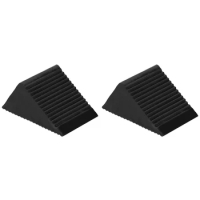 ​Small Wheel Chocks Skid Resist Rubber Chock Strength Car Stopper Wheel Stop Slider Block ​Pad Slope Chock