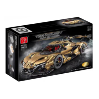 IN STOCK t5012C MOC Technical Remote Control Sports Car Apollo IE Building Blocks Model Bricks Assembling Toys for Boys Gift Set