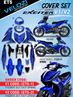 VELOZI COVERSET YAMAHA Y15 ZR V1 / V2 DESIGN EXCITER BIRU DPBMC SE ET5-1 / ET5-2 TANAM KILANG
