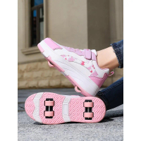 2025 Autumn Winter New Four-Wheel Roller Shoes Walkable and Skateable Roller Skates for Children and