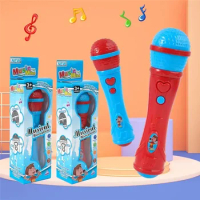 Microphone Toys Children Plastic Simulation Sound Amplifier Toy Gift Early Enlightenment Education Karaoke Musical Toy for Kids