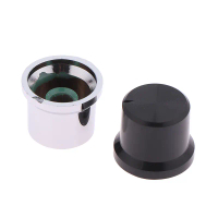 Tombol Aluminium Mini, 20x16MM, Untuk Penguat Audio, Potemtiometer, Kawalan Kelantangan, Gitar AMP, 