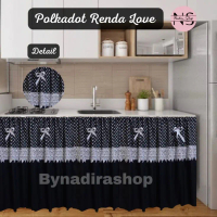GORDEN KOLONG DAPUR POLKADOT RENDA LOVE PITA 2