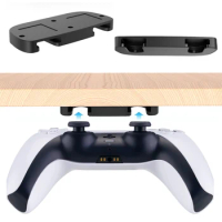 Controller Bracket Under Desk for PlayStation 5 Controller Organizer Display Gamepad Stand Hanger for PS5/PS4 Game Accessories