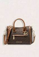 Michael Kors Michael Kors Carine Extra-Small Logo Satchel Brown