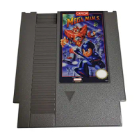 8 Bit Game Card 72 Pins Megaman 5 NTSC And Pal Version Cartridge Video Game For NES
