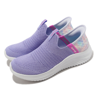 Skechers 童鞋 Ultra Flex 3-Colory Wild Slip-Ins 中童 紫 套入式 記憶鞋墊 303801LLVMT