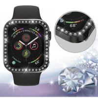 Suitable for Apple Watch Case IWatch Series 49mm 38/40/42/44/41/45mm Single Row Diamond Case