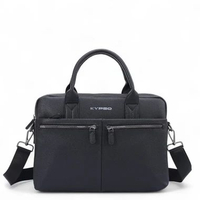 Archetype Tas Laptop Kulit Pria Selempang Kerja Kantor Messenger Sling Bag Leather Briefcase Hitam
