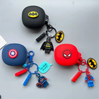 Cartoon Marvel Batman Earphone Case for Anker Soundcore Liberty 4 Silicone Protective Cover for Anker Soundcore Liberty 4 NC