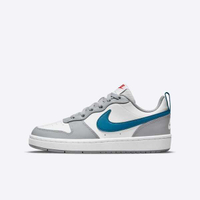 Nike Court Borough Low 2 GS [BQ5448-117] 大童 運動休閒鞋 舒適 穿搭 灰 藍