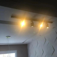 3Set Lampu Sorot Cafe Track Light Led 7Watt Mr16 Rel 1Meter Halogen Minimalis Pasti Promo