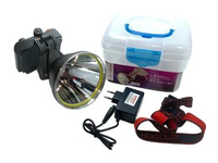 Senter Kepala Jumbo Kawachi 150W Super Terang LP-150H Dimmer 150 Watt + 6pcs Big SMD LED Rechargeabl