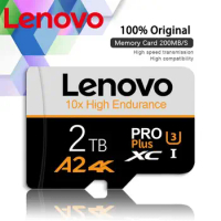 Lenovo Thinkplus Memory Card 128gb V30 Flash SD Card 256gb 512gb 64gb Cartão De Memória 1TB 2TB For Camera Cellphones Laptop