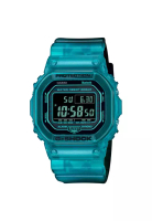 CASIO 卡西歐 G-Shock 數位透明彩色樹脂錶帶男士手錶 DW-B5600G-2DR