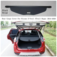 Rear Cargo Cover For Nissan X-Trail XTrail Rogue 2014-2020 Privacy Trunk Screen Security Shield Shade Auto Accessories