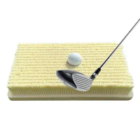 Golf Practice Mat Golf Practice Swing Chipping Mat Simulates Real Golf Course Bunker Indoor Golf Simulator Bunker Mate For