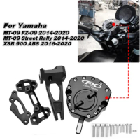 For Yamaha MT09 FZ09 Steering Stabilize Damper Bracket Mount Kits for Yamaha MT 09 Street Rally FZ 09 2014-2020 2017 2018 2019