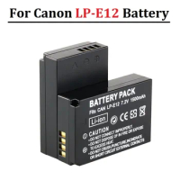 1500mah Camera Battery LP-E12 LPE12 LP E12 for Canon Rebel SL1 100D Kiss X7 EOS-M EOS M M2 EOS M10 M50 M100 Batteries