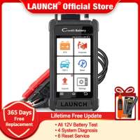 LAUNCH X431 CRB5001 Car 12V Battery Tester Auto OBD2 Engine ABS SRS AT Diagostic Tool with 6 Reset Service Free Update Online