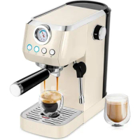 CASABREWS Espresso Machine 20 Bar, Machine With 43.9 oz Removable Water Tank for Home Barista, Creamy