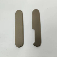 CNC Custom Titanium Material NO LOGO Knife Handle Scales For 91MM Victorinox Swiss Army Knives Grip DIY Making Accessories Parts