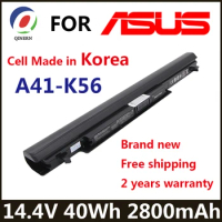 A41-K56 Laptop Battery For ASUS E46 E46CA E46CB K46 K46CA K46CB K56 K56C K56CB K56V R405CB R505 R505CB R550 R550CM S40CB S405