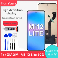 6.55'' Original For Xiaomi 12 Lite LCD Display Screen Touch Panel Digitizer Assembly for xiaomi 12Lite 2203129G lcd with frame