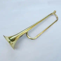 C Flat Bugle Brass Bugle Scout Bugle Trumpet Instrument Professional Trumpet