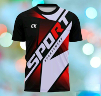 Cod Kaos & Setelan Olahraga Printing Atasan Olahraga Pria & Wanita Premium Baju Volly Baju Badminton