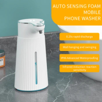 M9 Automatic Liquid or Foam Soap Dispenser 400ML Washing Phone Smart Hand Washing Soap Dispenser Alcohol Spray Dispenser Washing