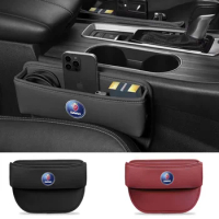 Car Seat Crevice Storage Box Seat Gap Slit Pocket Catcher Organizer Phone Key Holder Pocket For Saab 93 95 Saab 9-3 9-5 900 9000