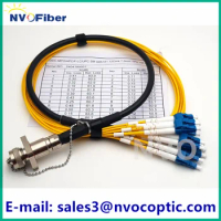 12Core G657A1 SM 12C ODC-MPOAPC Type A/B Female(Square)-LC-UPC,TPU,2.0mm Yellow No Brancher Optic Fiber Patch Cord Jumper Cable
