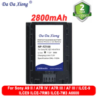 High Quality NP-FZ100 Battery Pack For Sony A9 II / A7R IV / A7R III / A7 III / ILCE-9 ILCE9 ILCE-7RM3 ILCE-7M3 A6600 A9M2