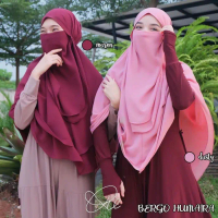 AMANAHPEDIASTORE JILBAB INSTAN KHIMAR PINGUIN / JILBAB SYARI / BERGO